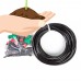 DIY 15m Micro Drip Irrigation System Plant Self Watering Garden Hose Kits Drippers   